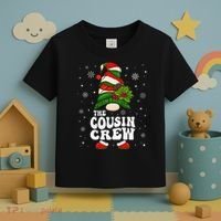 Cousin Crew Funny Matching Family Christmas Pajama Toddler T-Shirt thumb 3