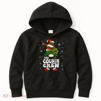 Cousin Crew Funny Matching Family Christmas Pajama Kids Hoodie thumb 0
