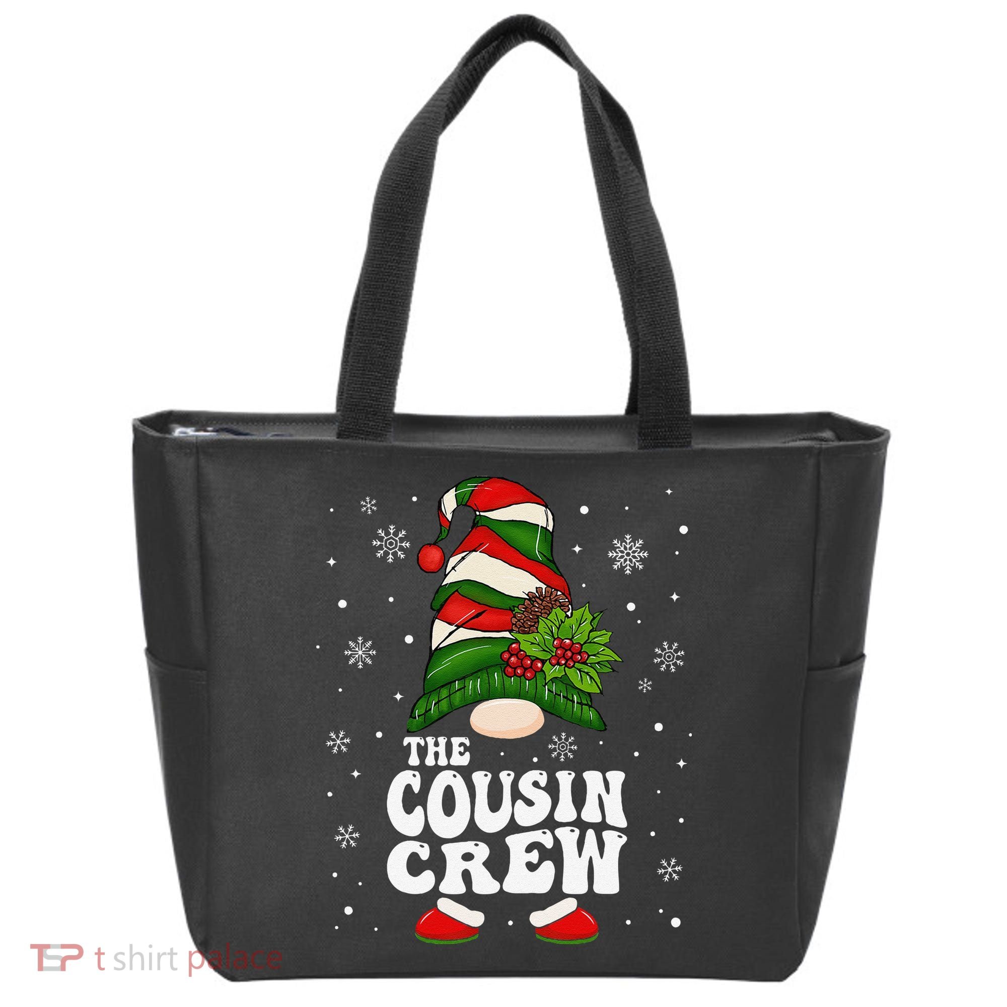 Cousin Crew Funny Matching Family Christmas Pajama Tote Bag