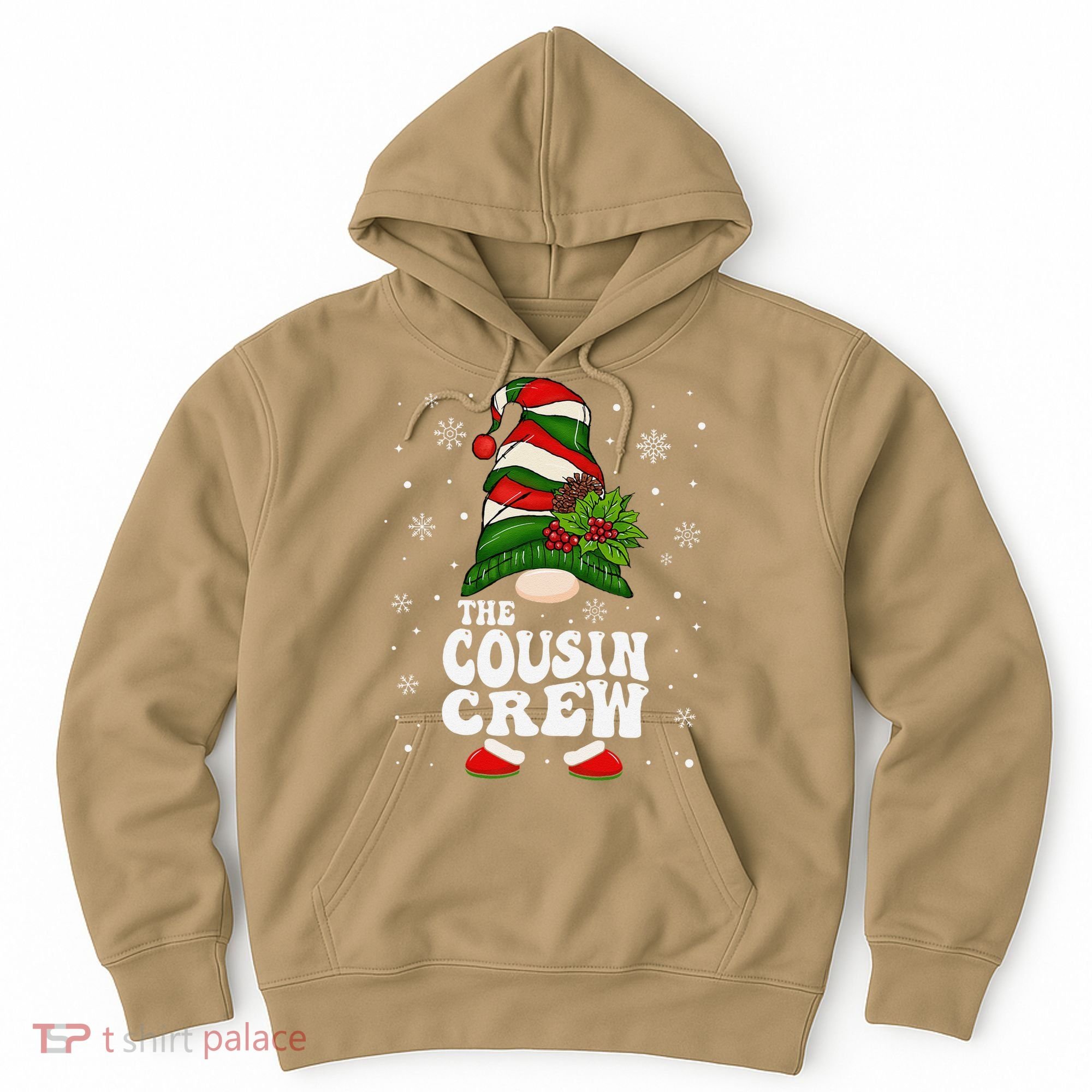 Cousin Crew Funny Matching Family Christmas Pajama Hoodie