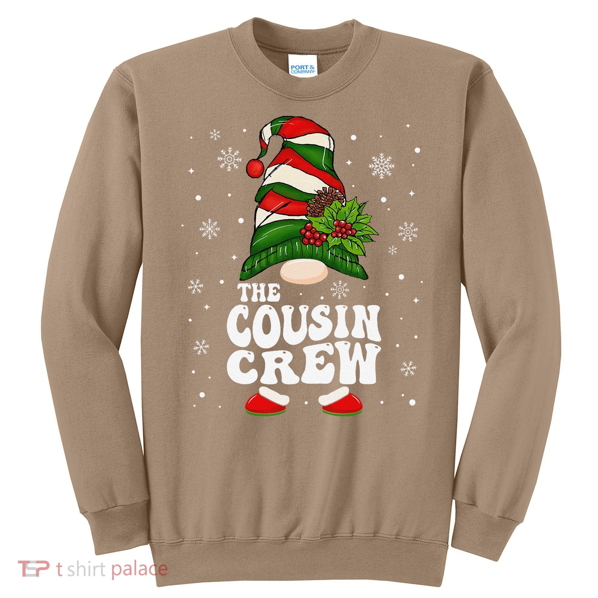 Cousin Crew Funny Matching Family Christmas Pajama Sweatshirt