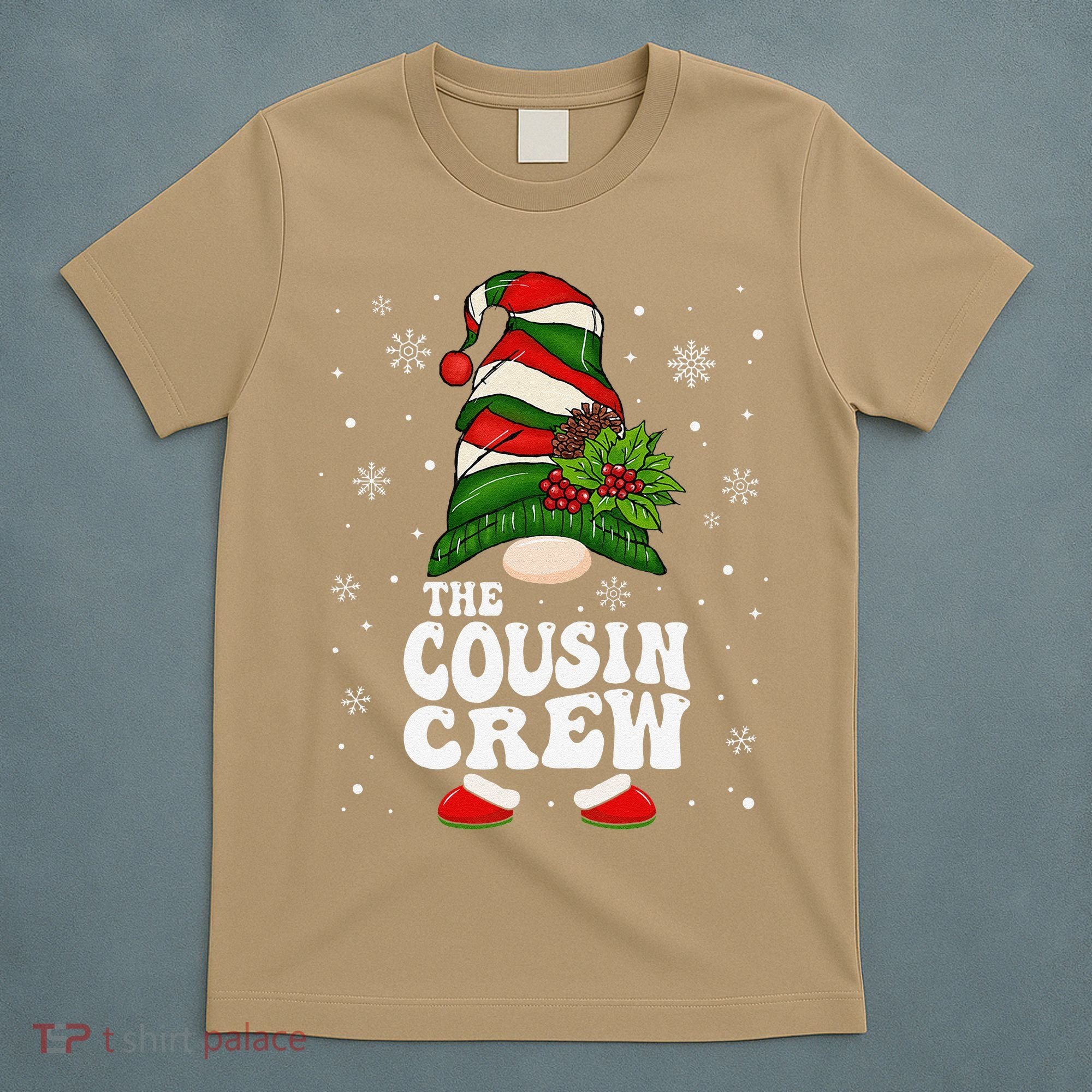 Cousin Crew Funny Matching Family Christmas Pajama T-Shirt