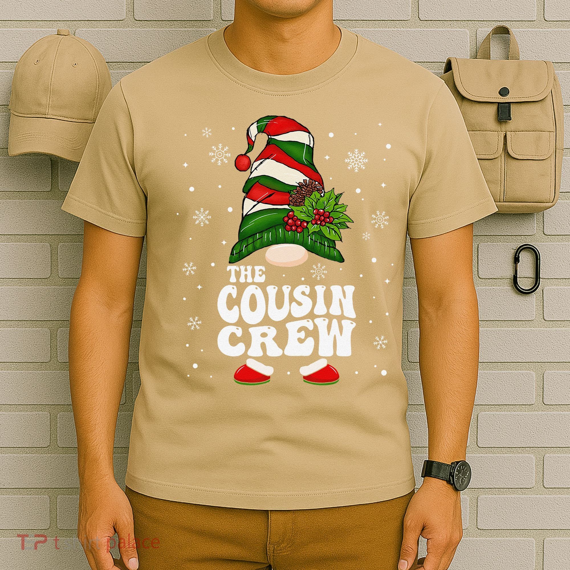 Cousin Crew Funny Matching Family Christmas Pajama T-Shirt