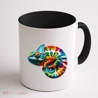 Comma Chameleon Funny Chameleon Lover 80S Lizard Comma La Gift Coffee Mug thumb 1