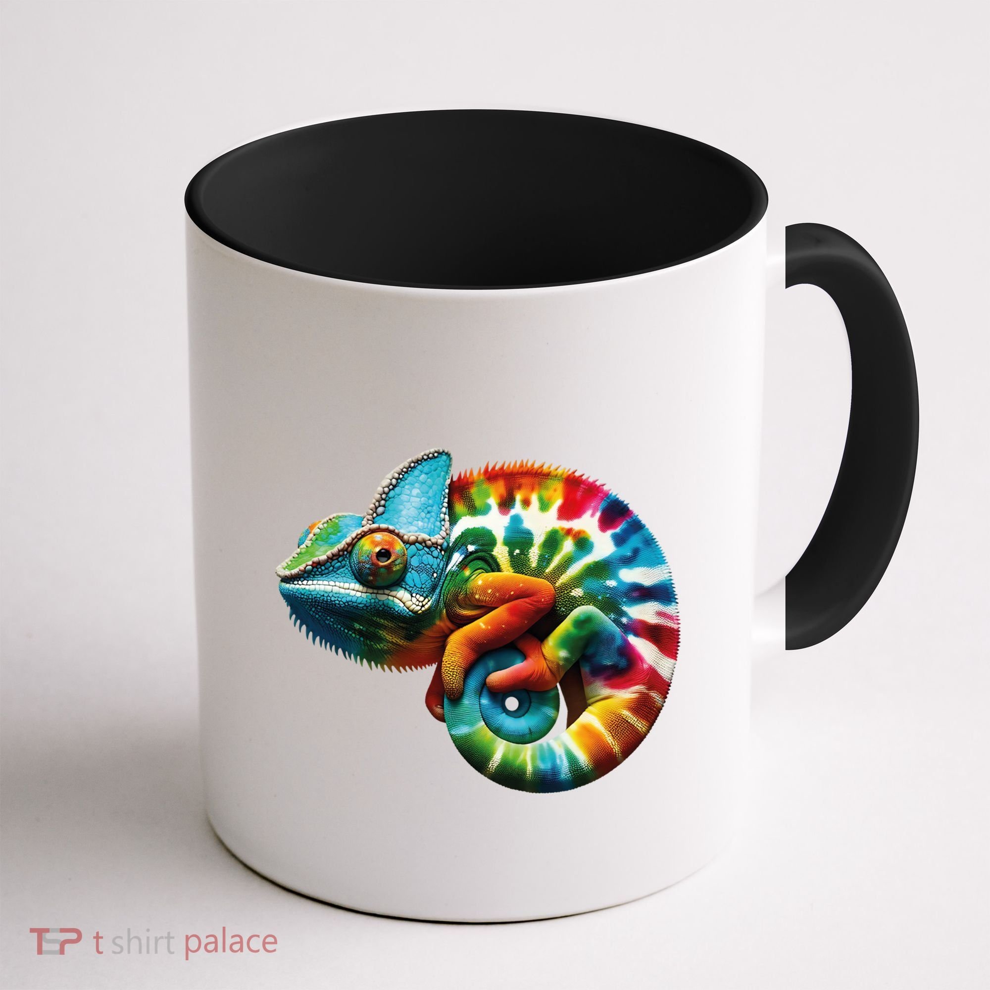 Comma Chameleon Funny Chameleon Lover 80S Lizard Comma La Gift Coffee Mug