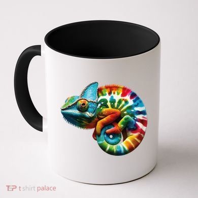 Comma Chameleon Funny Chameleon Lover 80S Lizard Comma La Gift Coffee Mug