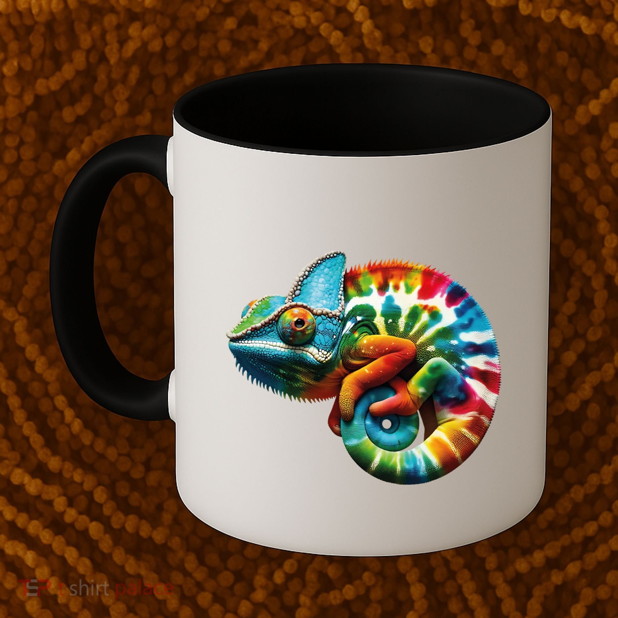 Comma Chameleon Funny Chameleon Lover 80S Lizard Comma La Gift Coffee Mug