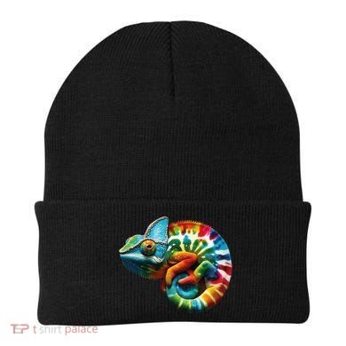 Comma Chameleon Funny Chameleon Lover 80S Lizard Comma La Gift Beanie