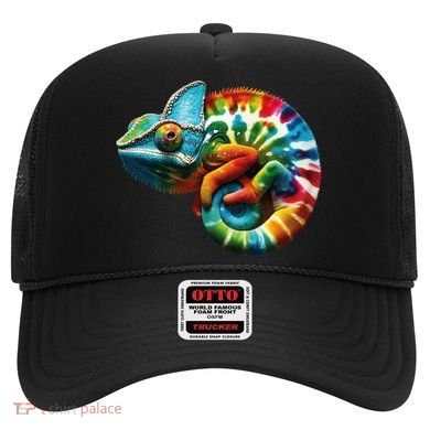 Comma Chameleon Funny Chameleon Lover 80S Lizard Comma La Gift Hat