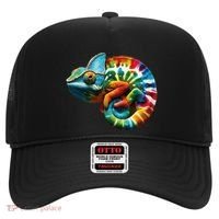 Comma Chameleon Funny Chameleon Lover 80S Lizard Comma La Gift Hat thumb 0