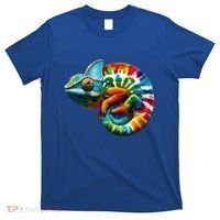 Comma Chameleon Funny Chameleon Lover 80S Lizard Comma La Gift T-Shirt thumb 0