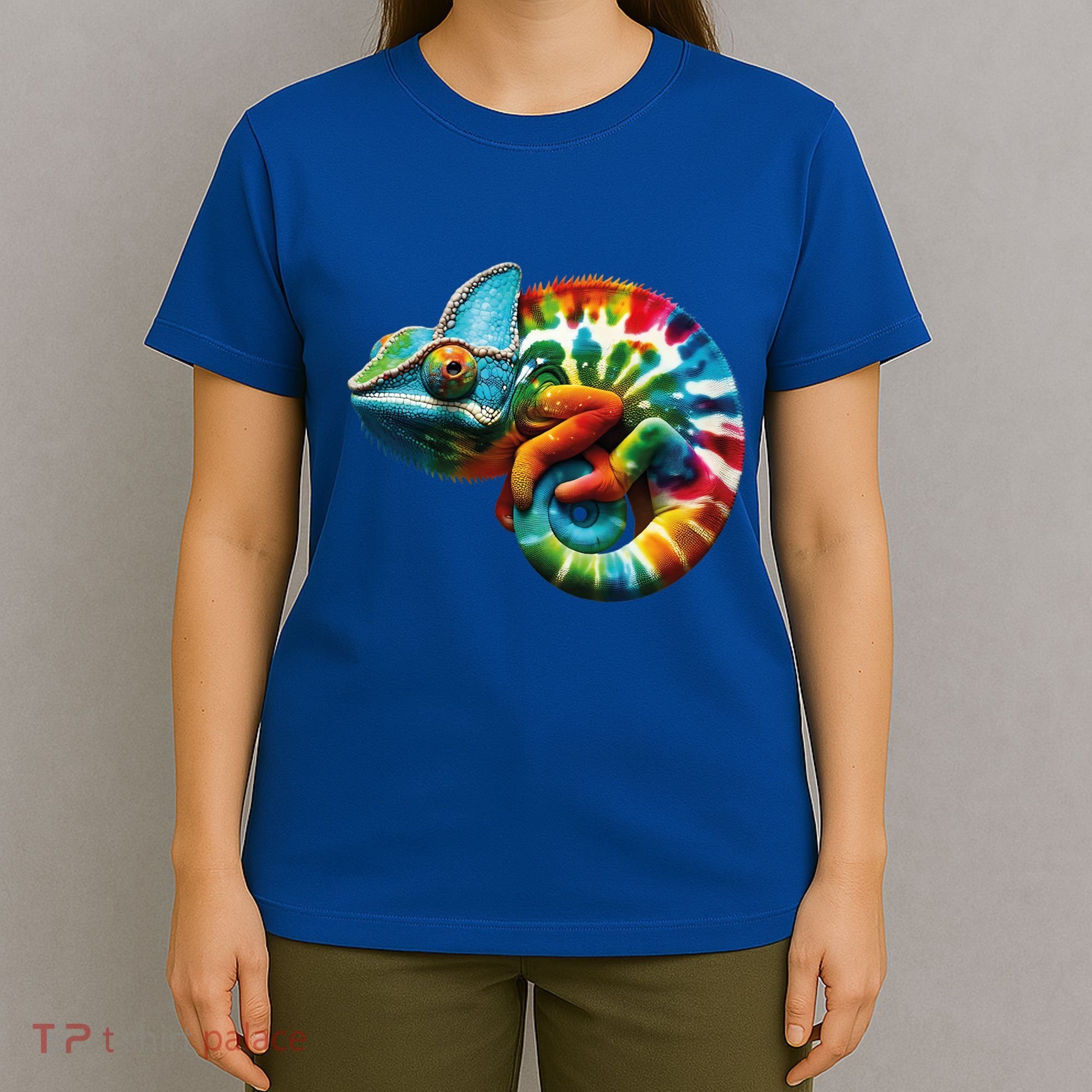 Comma Chameleon Funny Chameleon Lover 80S Lizard Comma La Gift T-Shirt
