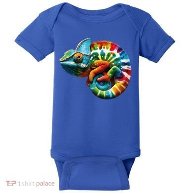 Comma Chameleon Funny Chameleon Lover 80S Lizard Comma La Gift Baby Bodysuit