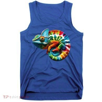 Comma Chameleon Funny Chameleon Lover 80S Lizard Comma La Gift Tank Top