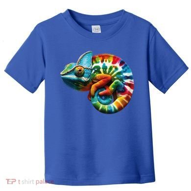 Comma Chameleon Funny Chameleon Lover 80S Lizard Comma La Gift Toddler T-Shirt