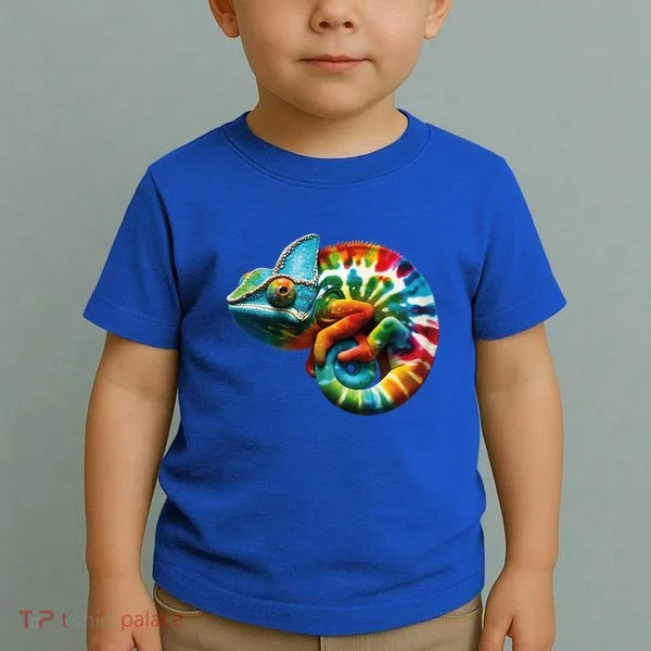 Comma Chameleon Funny Chameleon Lover 80S Lizard Comma La Gift Toddler T-Shirt