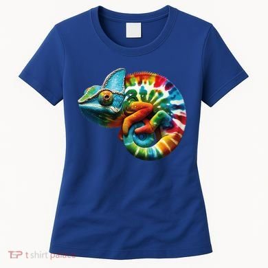 Comma Chameleon Funny Chameleon Lover 80S Lizard Comma La Gift Women's T-Shirt