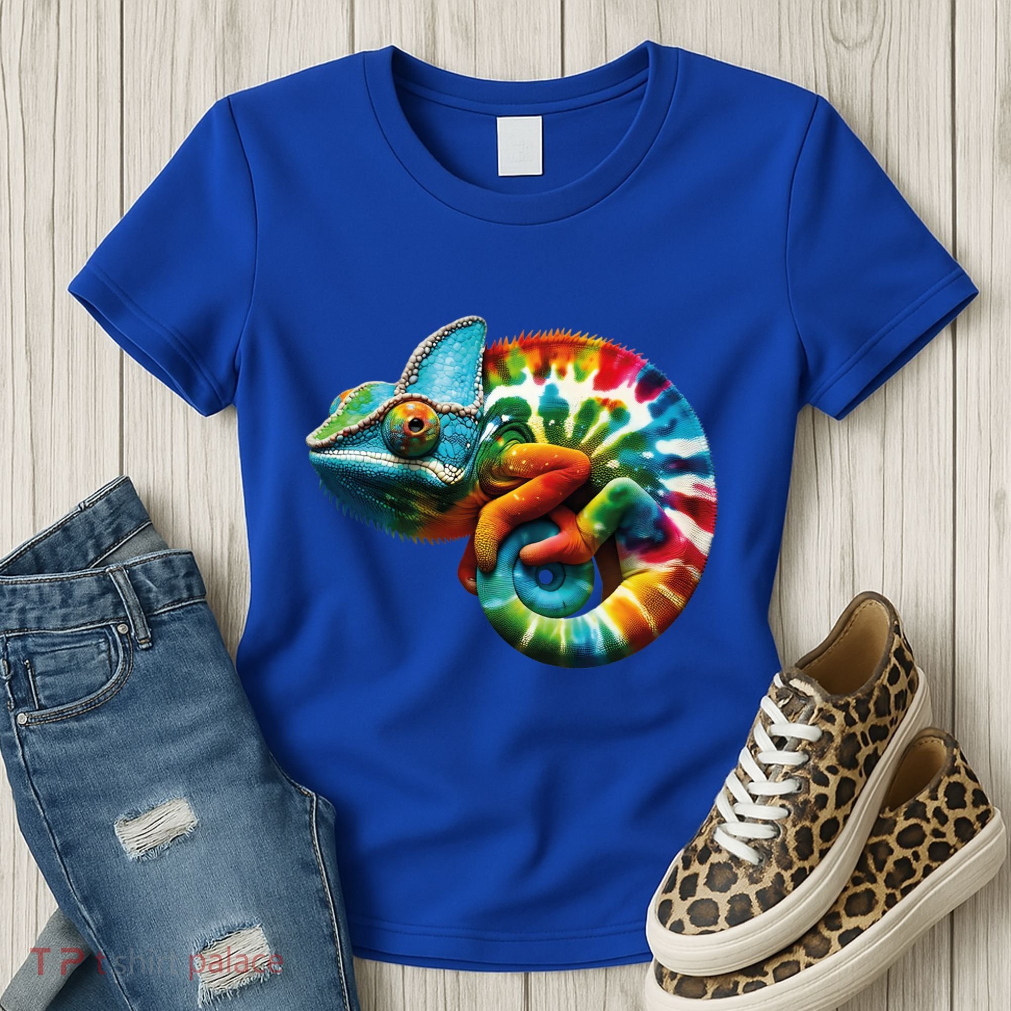 Comma Chameleon Funny Chameleon Lover 80S Lizard Comma La Gift Women's T-Shirt