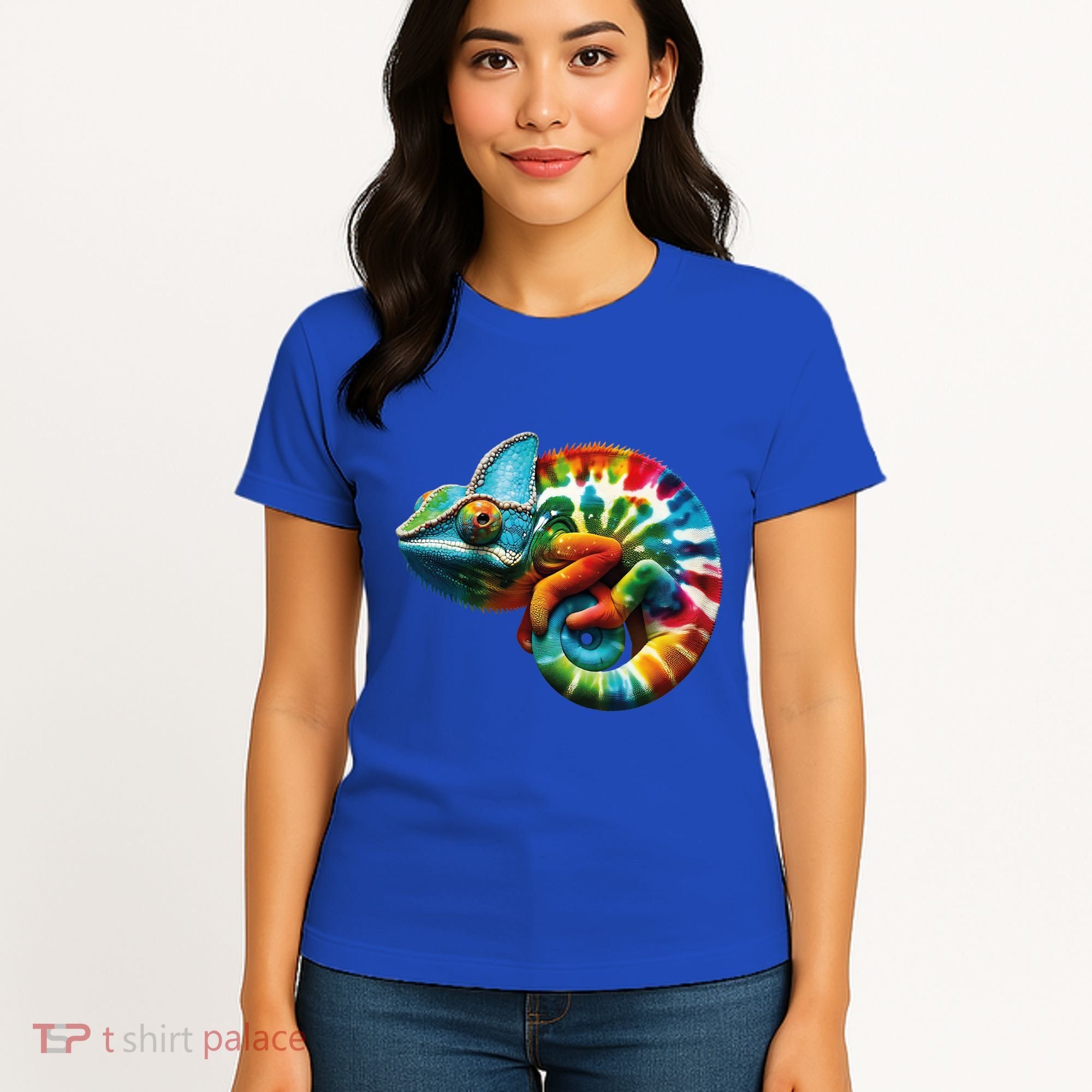 Comma Chameleon Funny Chameleon Lover 80S Lizard Comma La Gift Women's T-Shirt