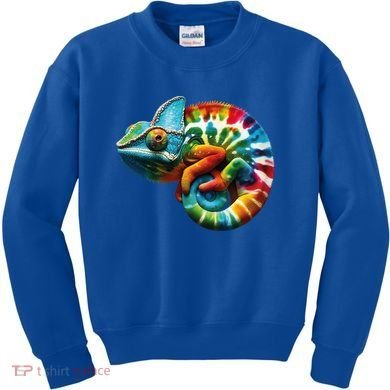 Comma Chameleon Funny Chameleon Lover 80S Lizard Comma La Gift Kids Sweatshirt