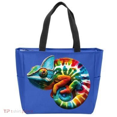 Comma Chameleon Funny Chameleon Lover 80S Lizard Comma La Gift Tote Bag