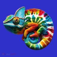 Comma Chameleon Funny Chameleon Lover 80S Lizard Comma La Gift Tote Bag thumb 4