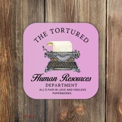 Comfort Colors® Funny Human Resources Coaster
