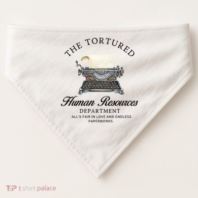 Comfort Colors® Funny Human Resources USA-Made Doggie Bandana