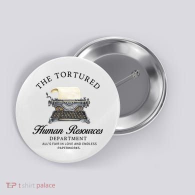 Comfort Colors® Funny Human Resources Button