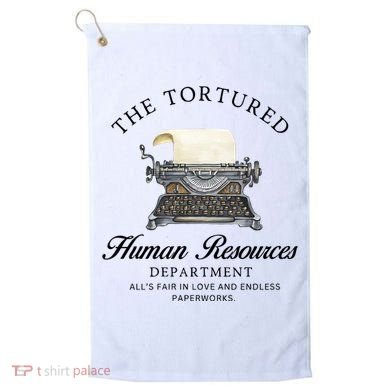 Comfort Colors® Funny Human Resources Golf Towel
