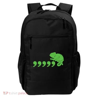 Comma Chameleon Funny Backpack