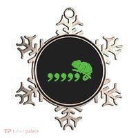 Comma Chameleon Funny Ornament thumb 0