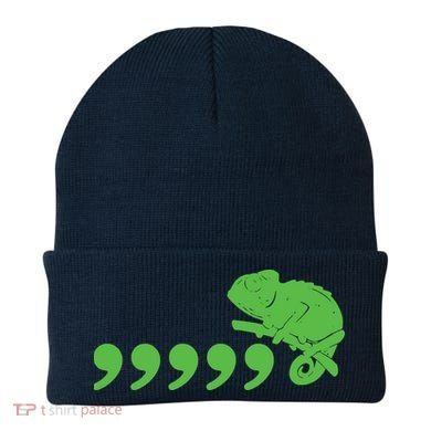 Comma Chameleon Funny Beanie