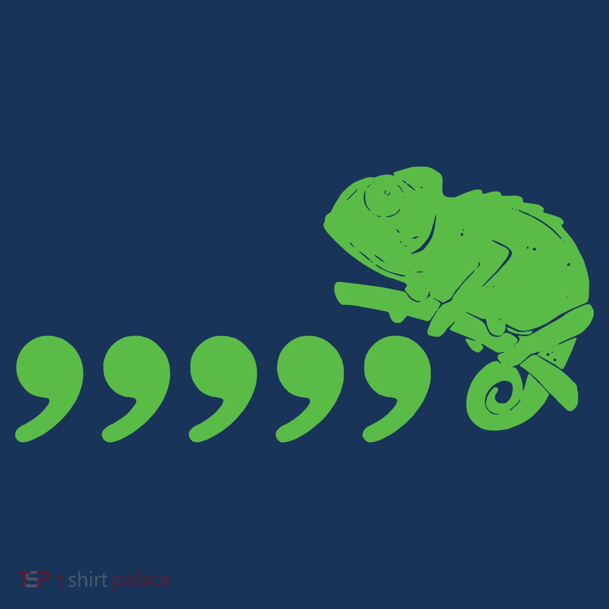 Comma Chameleon Funny Coaster