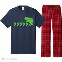 Comma Chameleon Funny Pajama Set thumb 0