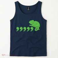 Comma Chameleon Funny Tank Top thumb 2