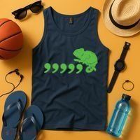 Comma Chameleon Funny Tank Top thumb 4
