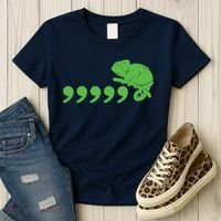 Comma Chameleon Funny Women's T-Shirt thumb 3