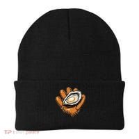 Chesapeake Catchers Funny Baseball Oyster Seafood Lovers Beanie thumb 0