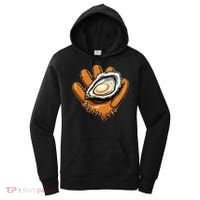 Chesapeake Catchers Funny Baseball Oyster Seafood Lovers Women's Hoodie thumb 0