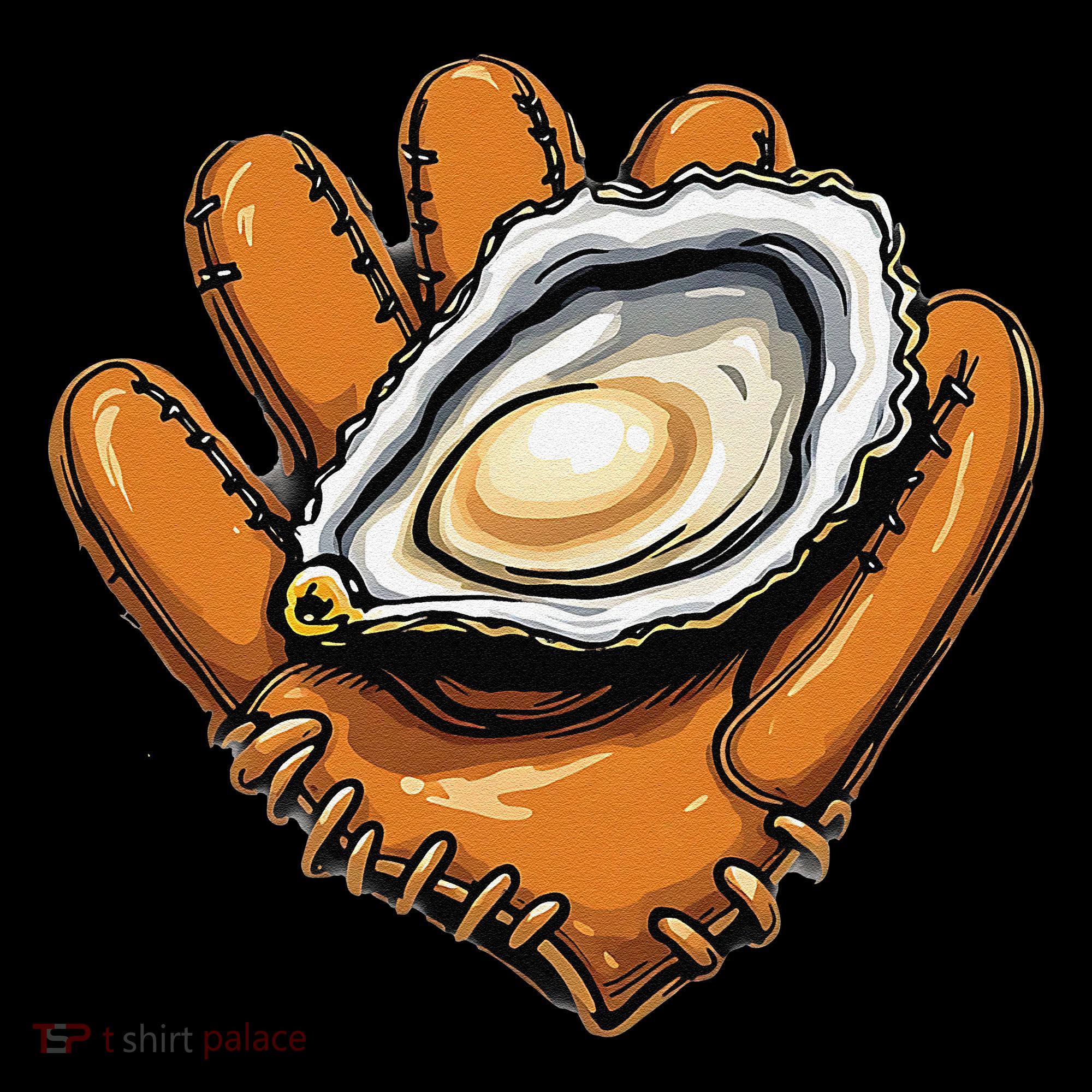 Chesapeake Catchers Funny Baseball Oyster Seafood Lovers Women's Hoodie