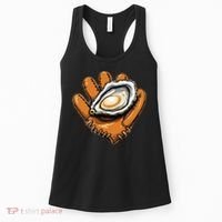 Chesapeake Catchers Funny Baseball Oyster Seafood Lovers Women's Tank Top thumb 0