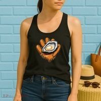Chesapeake Catchers Funny Baseball Oyster Seafood Lovers Women's Tank Top thumb 2