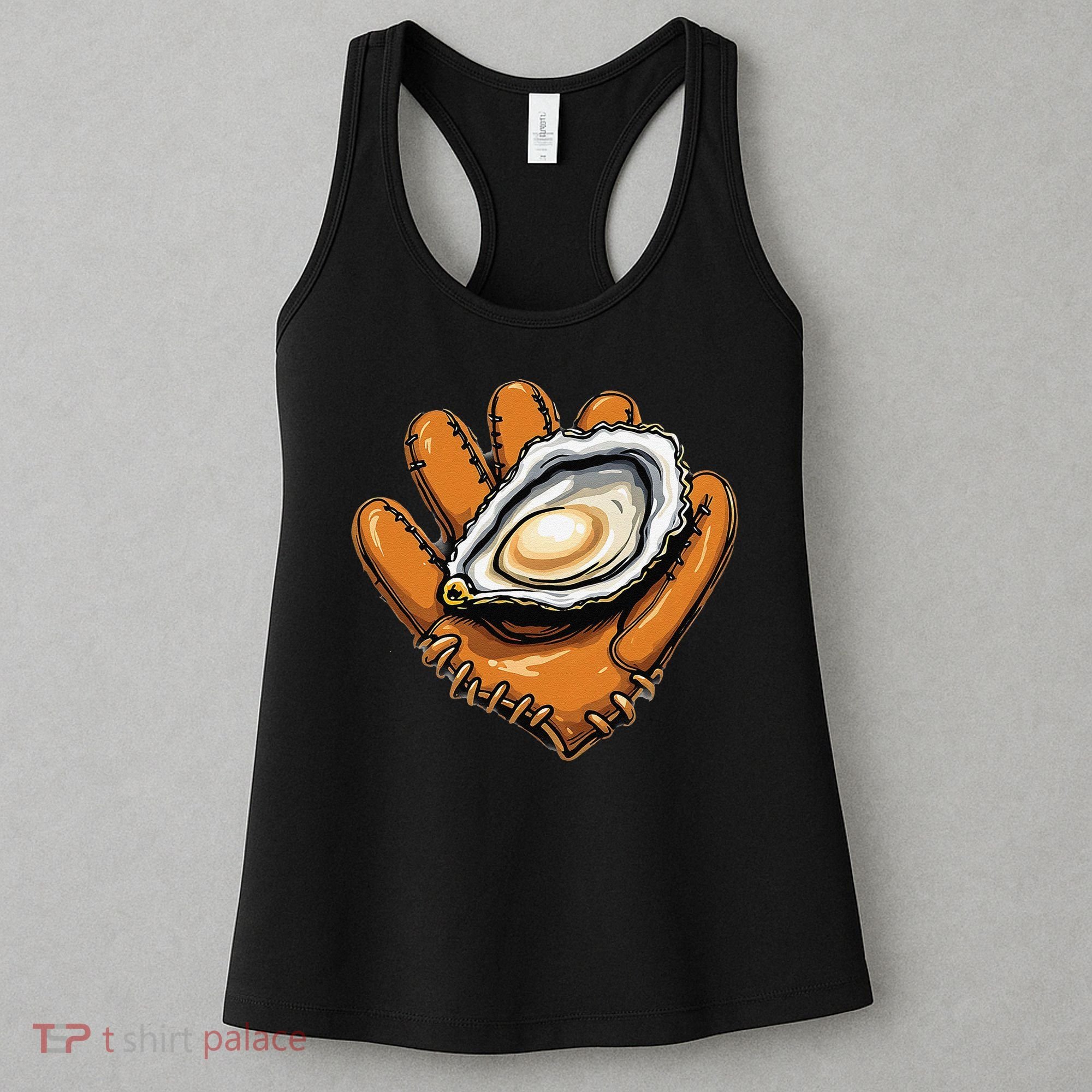 Chesapeake Catchers Funny Baseball Oyster Seafood Lovers Women's Tank Top
