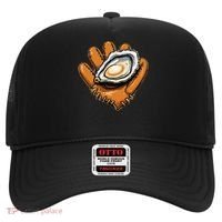 Chesapeake Catchers Funny Baseball Oyster Seafood Lovers Hat thumb 0
