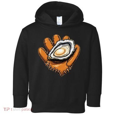 Chesapeake Catchers Funny Baseball Oyster Seafood Lovers Toddler Hoodie