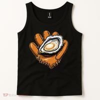 Chesapeake Catchers Funny Baseball Oyster Seafood Lovers Tank Top thumb 2