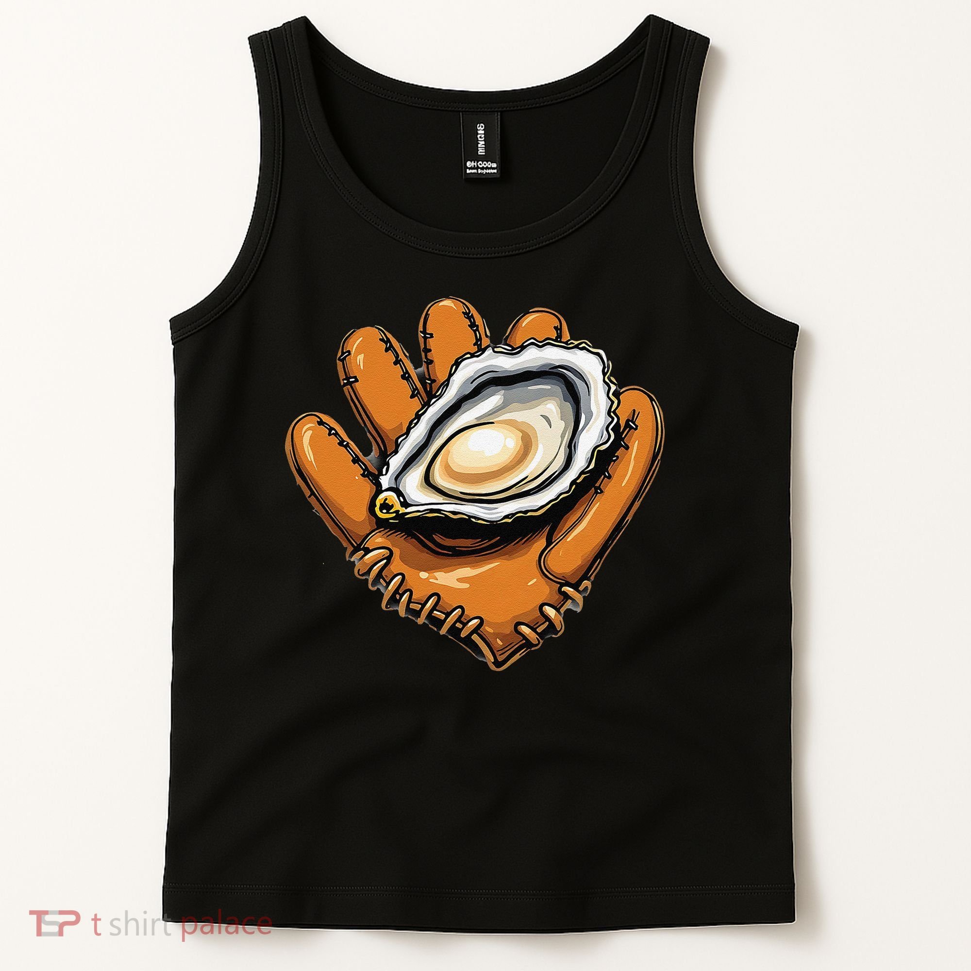 Chesapeake Catchers Funny Baseball Oyster Seafood Lovers Tank Top