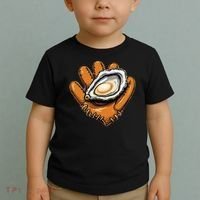 Chesapeake Catchers Funny Baseball Oyster Seafood Lovers Toddler T-Shirt thumb 2