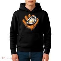 Chesapeake Catchers Funny Baseball Oyster Seafood Lovers Kids Hoodie thumb 4